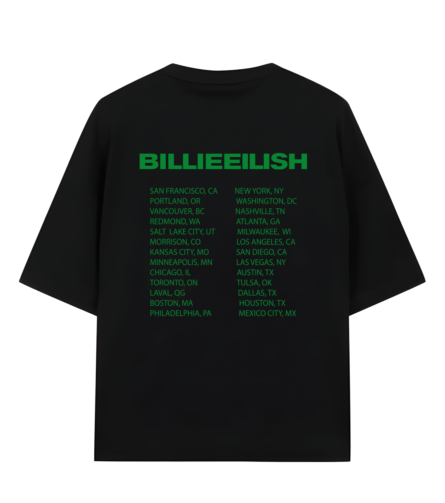 billie eilish blohsh colors